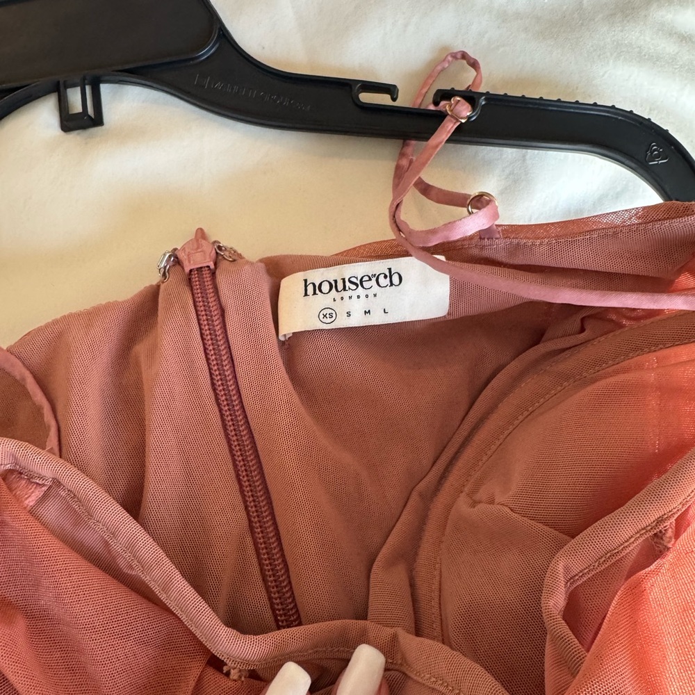 House of CB Blush Pink Strapless Dress - Picture 4 of 5